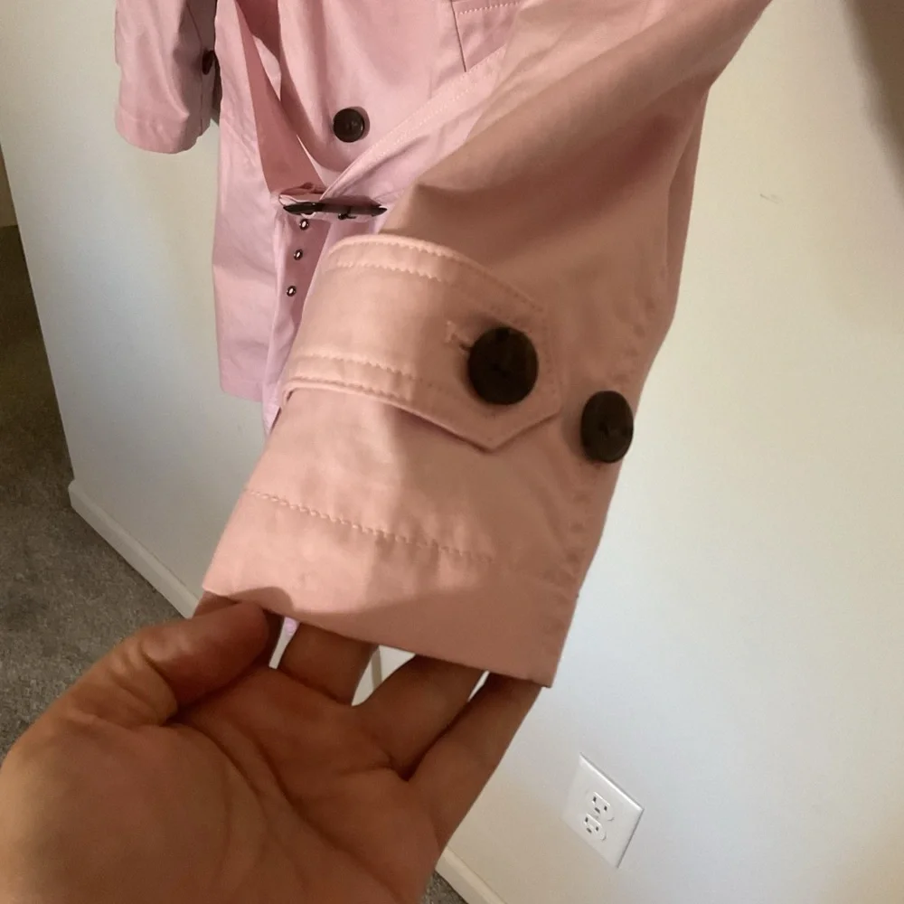 Banana Republic Light Pink Trench Coat - Picture 8 of 10